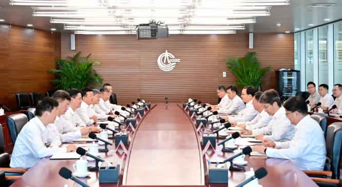 中國海油與中國大唐高層會談！
